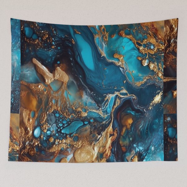 Item preview, Abstract Fluid Art #7 designed and sold by BellaMalluArt.