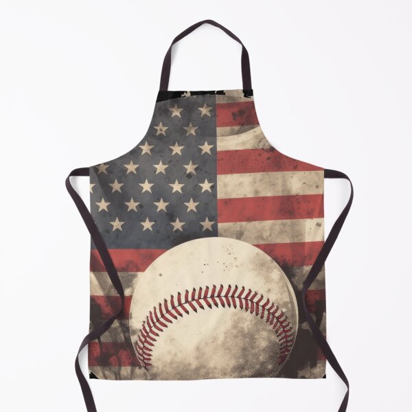 Artikelvorschau, Vintage American Flag Baseball, feiern Sie den 4. Juli mit einem Retro-Look entworfen und verkauft von CRAZY&ART.