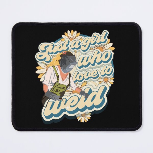 Item preview, Just a girl who loves to weld groovy gift  designed and sold by HomeCoquette.