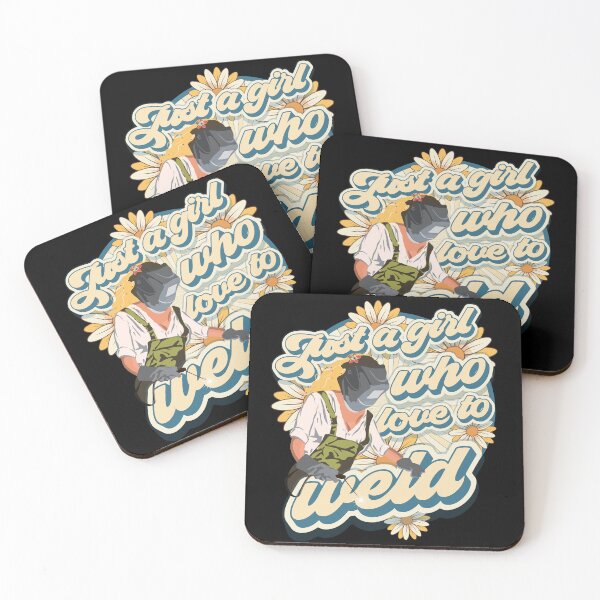 Item preview, Just a girl who loves to weld groovy gift  designed and sold by HomeCoquette.