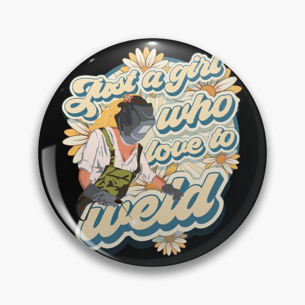Item preview, Just a girl who loves to weld groovy gift  designed and sold by HomeCoquette.