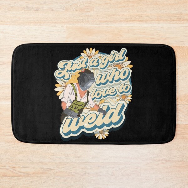 Item preview, Just a girl who loves to weld groovy gift  designed and sold by HomeCoquette.