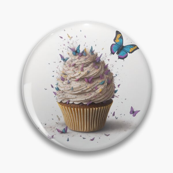 Item preview, Fluttering Frosting Butterfly Cupcake designed and sold by anna6542.