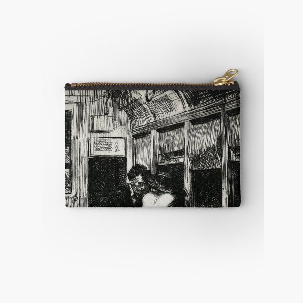 Artikelvorschau, Edward Hopper Night, der „L“-Zug entworfen und verkauft von TeeARTHY.
