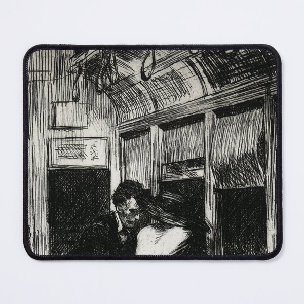 Item preview, Edward Hopper Night, the "L" Train designed and sold by TeeARTHY.