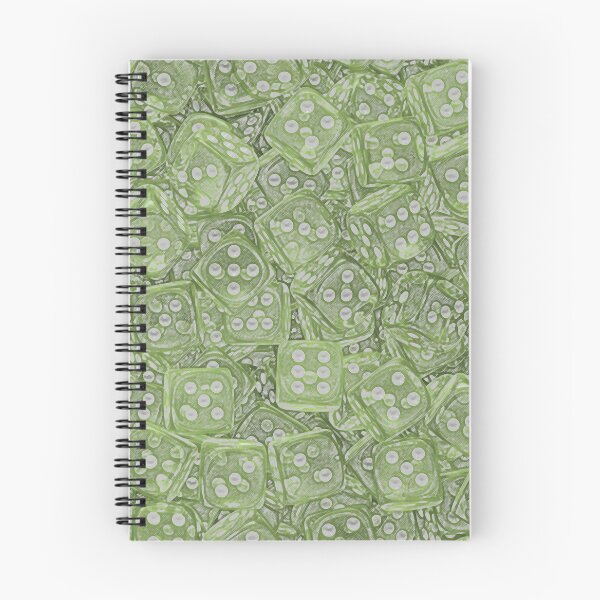 Artikelvorschau, Viele Würfel - Drawn Green Board Game Dice (Tischplatte / Brettspiel / Rollenspiel D6) entworfen und verkauft von Soludum Dice & Meeple Merch.
