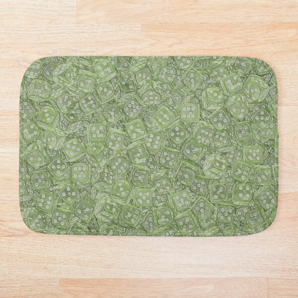 Artikelvorschau, Viele Würfel - Drawn Green Board Game Dice (Tischplatte / Brettspiel / Rollenspiel D6) entworfen und verkauft von Soludum Dice & Meeple Merch.