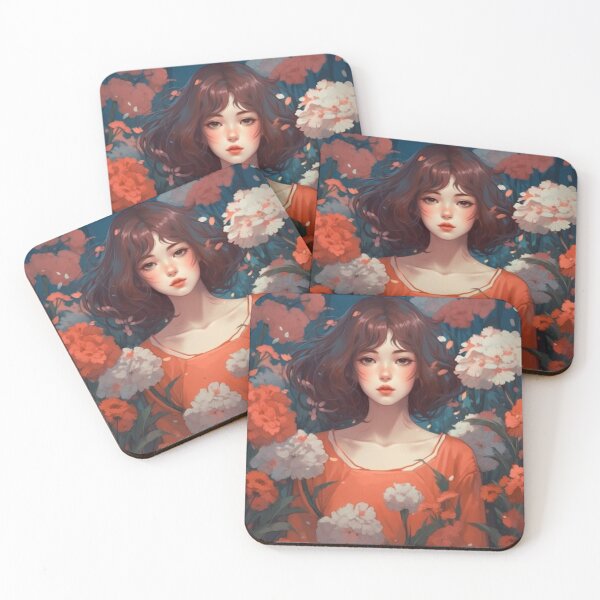 Artikelvorschau, Flower Women - AI Generated Art  entworfen und verkauft von VAWNCREATESAI.
