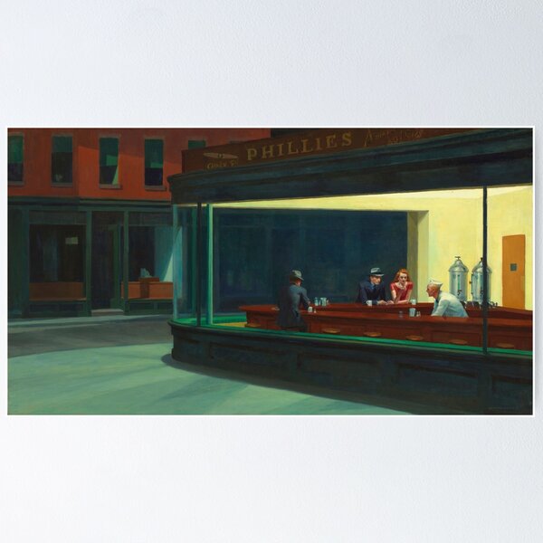 Item preview, Nighthawks | Edward Hopper Nighthawks designed and sold by TeeARTHY.