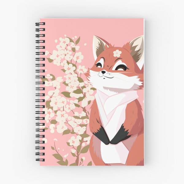 Item preview, Spring Blossom Red Fox Enjoy the Sunshine in Pink designed and sold by Moyanana.