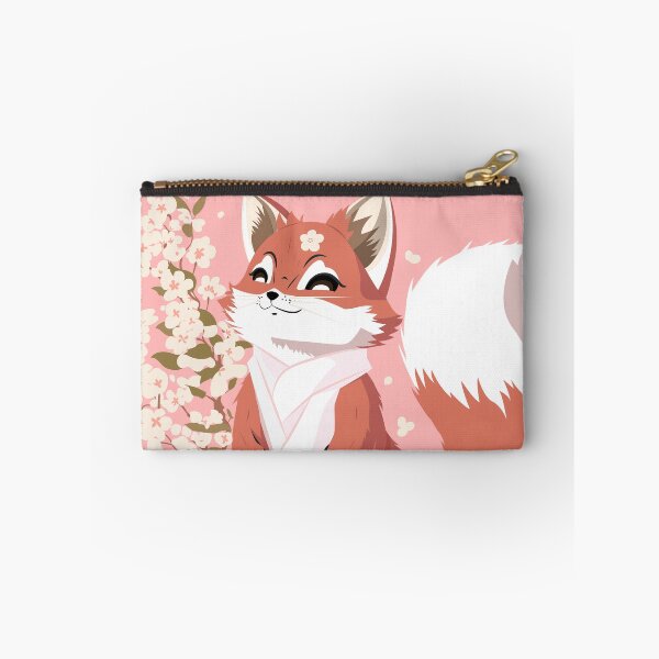 Item preview, Spring Blossom Red Fox Enjoy the Sunshine in Pink designed and sold by Moyanana.