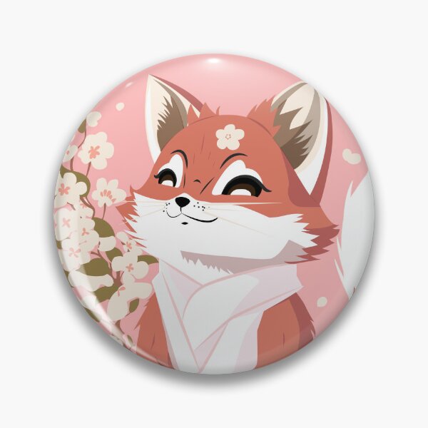 Item preview, Spring Blossom Red Fox Enjoy the Sunshine in Pink designed and sold by Moyanana.