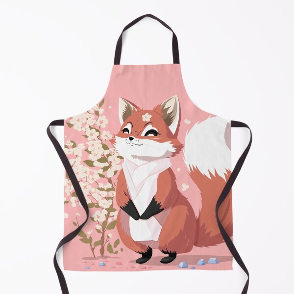 Item preview, Spring Blossom Red Fox Enjoy the Sunshine in Pink designed and sold by Moyanana.