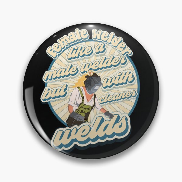 Item preview, Funny sarcastic quote welder woman Weld like a girl  designed and sold by HomeCoquette.