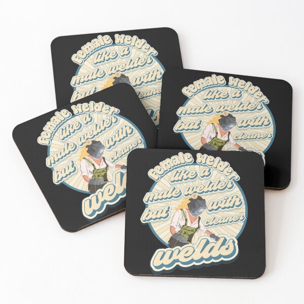 Item preview, Funny sarcastic quote welder woman Weld like a girl  designed and sold by HomeCoquette.