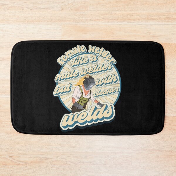 Item preview, Funny sarcastic quote welder woman Weld like a girl  designed and sold by HomeCoquette.