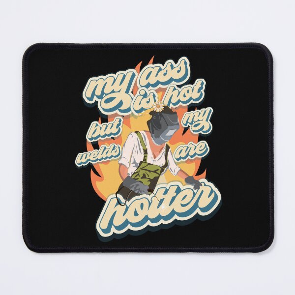 Item preview, Funny sarcastic quote welder woman Hotter girl designed and sold by HomeCoquette.