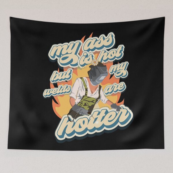 Item preview,  Funny sarcastic quote welder woman Hotter girl  designed and sold by HomeCoquette.