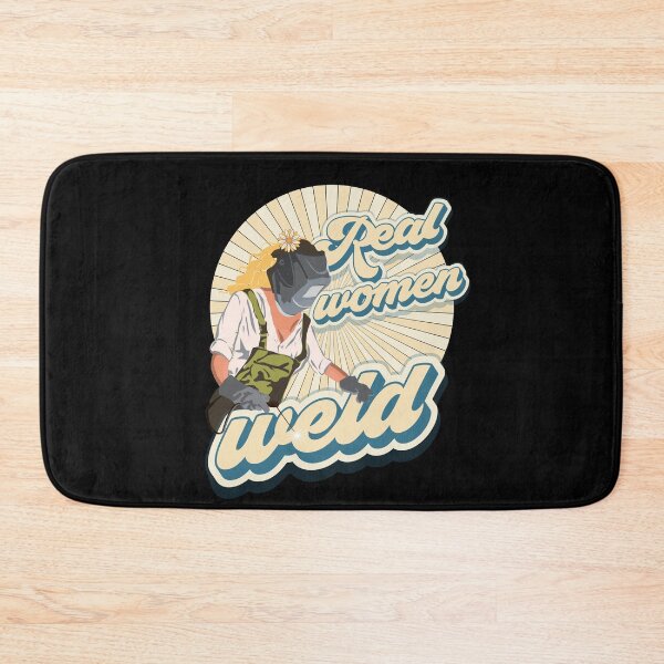 Item preview, Funny sarcastic quote welder girl Real woman weld designed and sold by HomeCoquette.