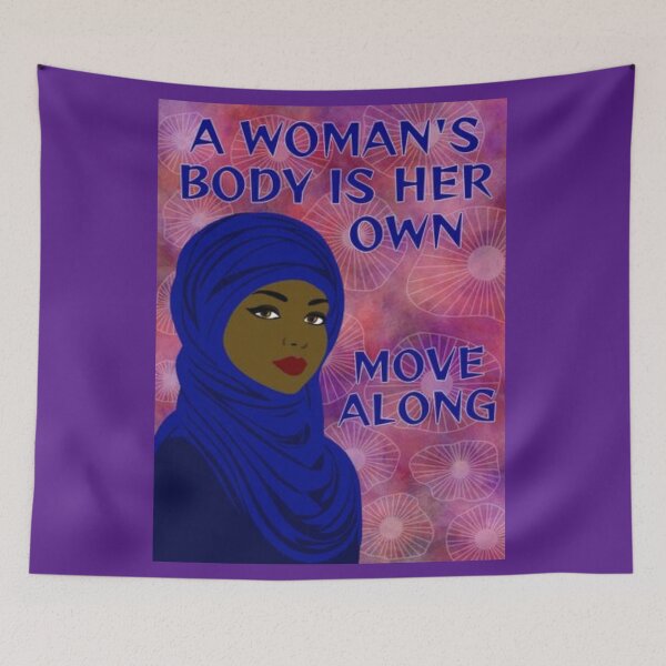 Item preview, Feminist Quote - A Woman's Body Is Her Own Move Along designed and sold by LethalPixieDust.