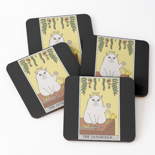 Item preview, Cat Tarot Card - The Magician designed and sold by strzmarta.