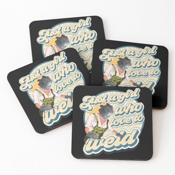 Item preview, Just a girl who loves to weld groovy gift  designed and sold by HomeCoquette.