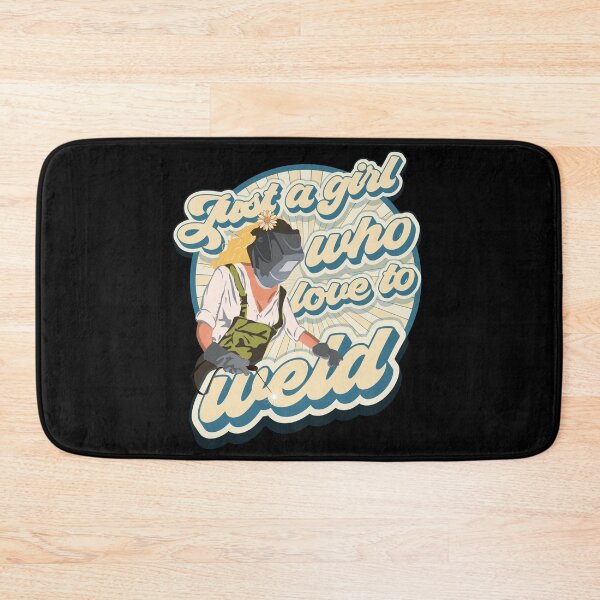 Item preview, Just a girl who loves to weld groovy gift  designed and sold by HomeCoquette.