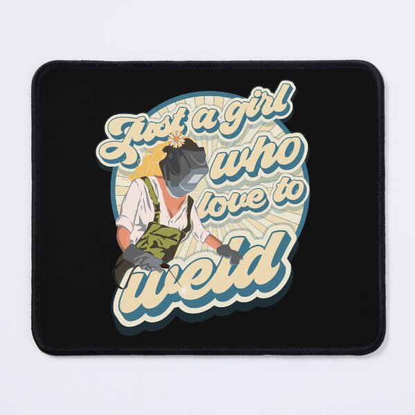 Item preview, Just a girl who loves to weld groovy gift designed and sold by HomeCoquette.