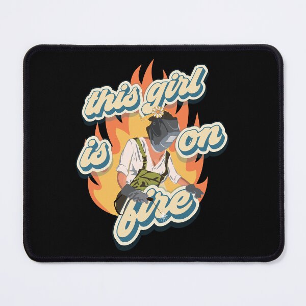 Item preview, This girl is on fire welder woman groovy gift designed and sold by HomeCoquette.