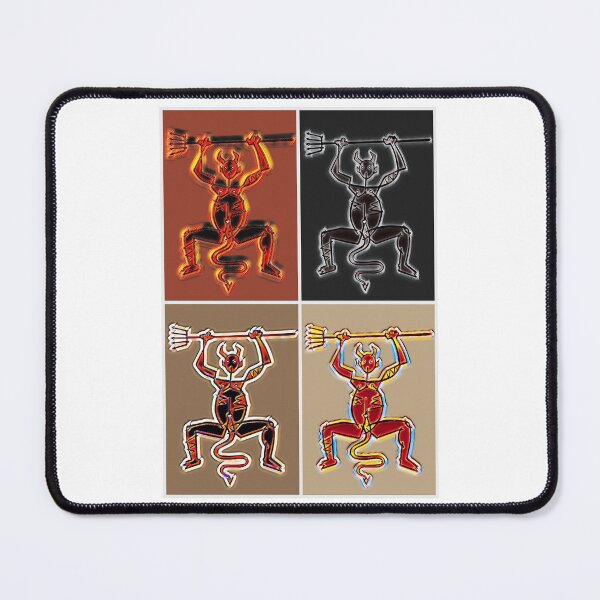 Item preview, Diablo de Timanfaya (Devil) Lanzarote Grid design by SmileMoreAgain designed and sold by SmileMoreAgain.