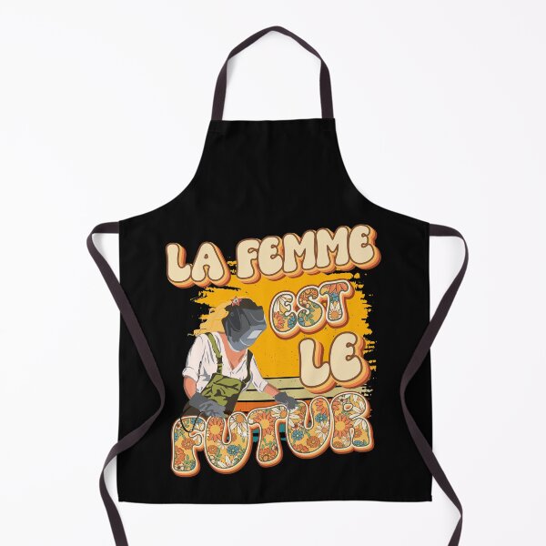 Item preview, La femme est le futur Welder woman quote designed and sold by HomeCoquette.
