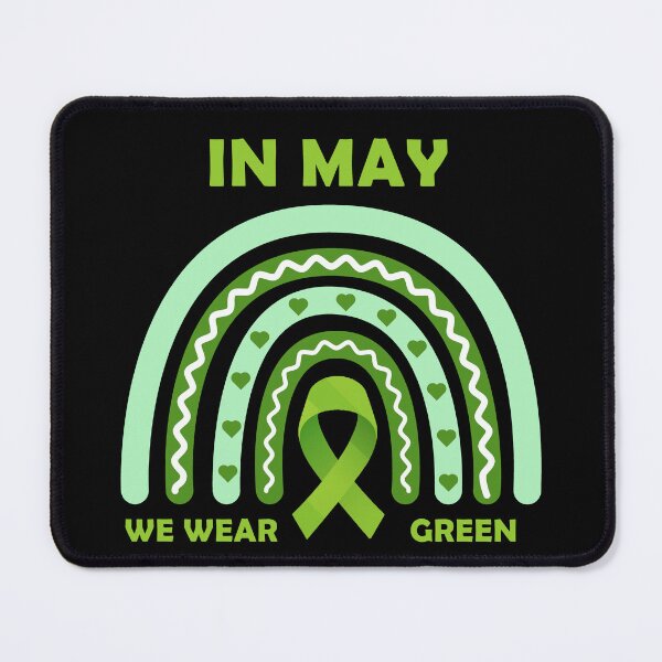 Item preview, In May we Wear Green Mental Health Awareness designed and sold by smailjr.