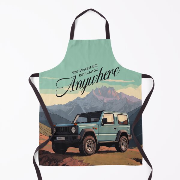 Item preview, Blue Jimny On An Adventure | Mountain Escape Illustration designed and sold by stoicjimny.