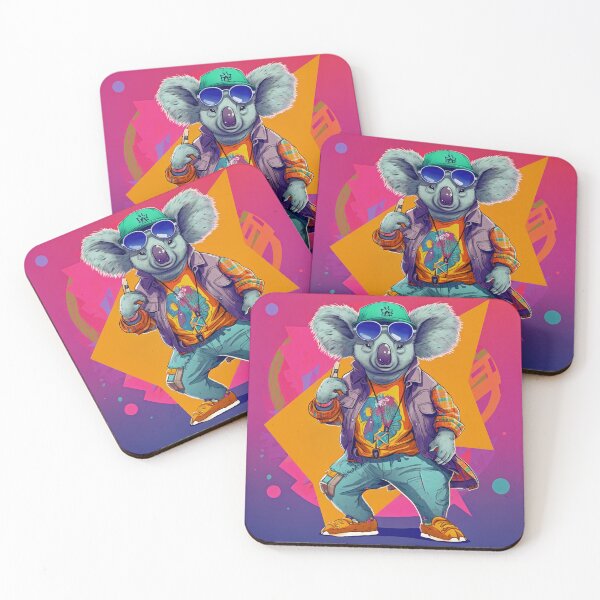 Item preview, Illustration of a funky koala in a colorful outfit designed and sold by anthonygdg.