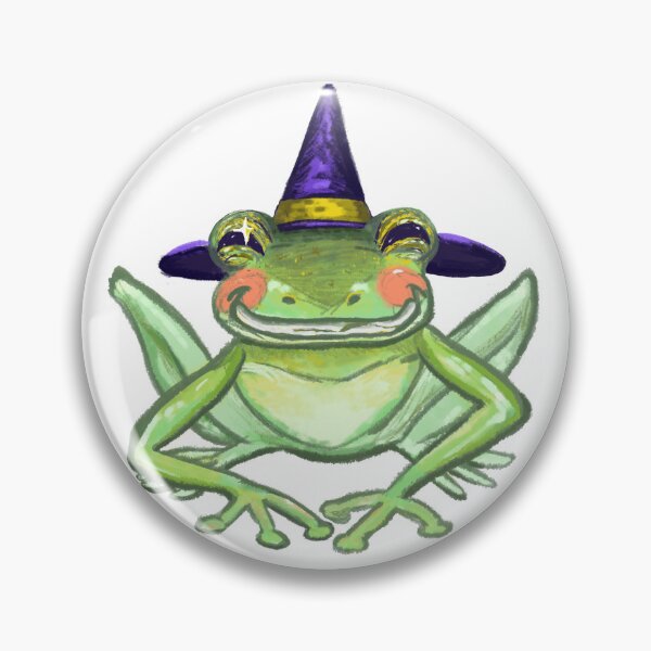Item preview, Witchy Frog designed and sold by Stephanie Burtner.