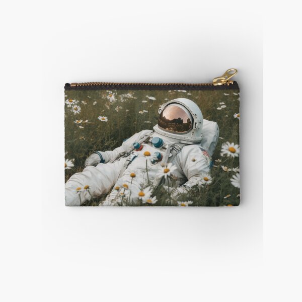 Item preview, Astronaut lying in a daisy field - AI Generated Art  designed and sold by VAWNCREATESAI.