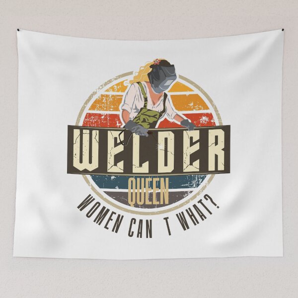 Item preview,  Welder woman queen vintage gift  designed and sold by HomeCoquette.