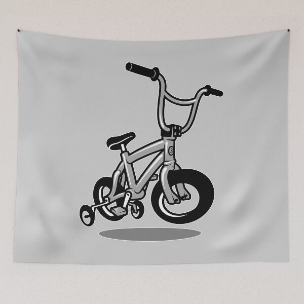 Item preview, bmx children's bike with training wheels designed and sold by cre-ei8ht.