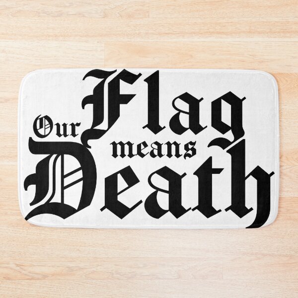 Item preview, Our Flag Means Death OFMD logo season 1 season 2 black font symbol designed and sold by zoocuties.