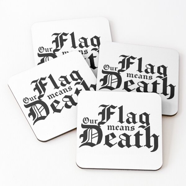 Item preview, Our Flag Means Death OFMD logo season 1 season 2 black font symbol designed and sold by zoocuties.