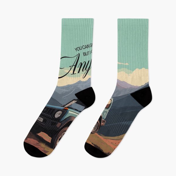 Item preview, Blue Jimny On An Adventure | Mountain Escape Illustration designed and sold by stoicjimny.