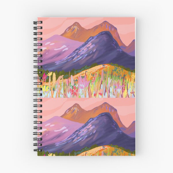 Item preview, Digital Painting 7 | Landscape // Pink Mountains designed and sold by dana-krystle.
