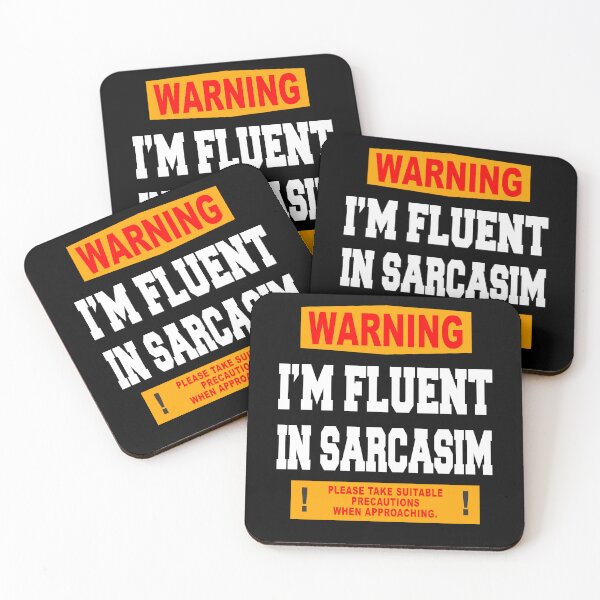 Item preview, Funny Sarcastic Humor I'm Fluent In Sarcasm designed and sold by fantasticdesign.