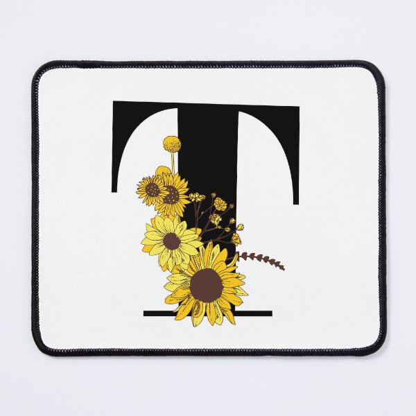Item preview, Sunflower Monogram T designed and sold by Lyssarien.