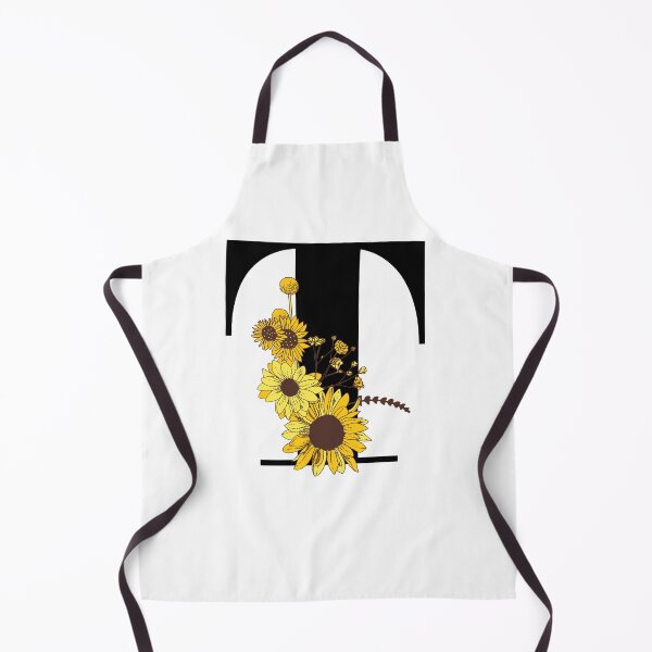Item preview, Sunflower Monogram T designed and sold by Coffee Lifestyle.
