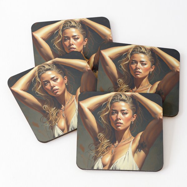Item preview, Beautiful woman with arms up painting designed and sold by Vintage Designs +.