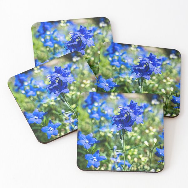 Item preview, Bright Blue Siberian Larkspur designed and sold by HoneyHuesPhotos.