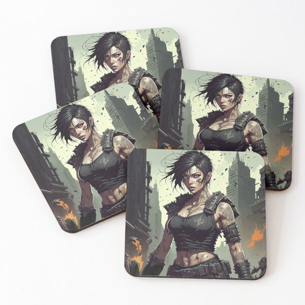 Item preview, Post apocalyptic woman illustration designed and sold by Vintage Designs +.
