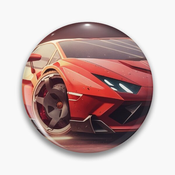 Item preview, Fast Red Supercar With A Bright Sunshine  designed and sold by ByDigitalDream.