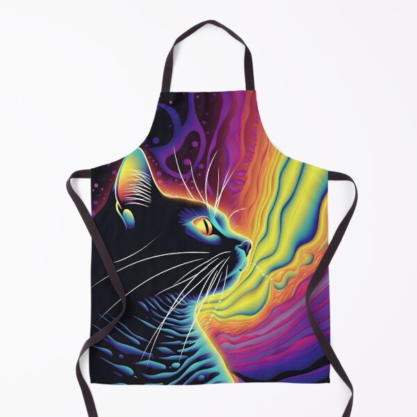 Artikelvorschau, psychedelischer raum bunte katze entworfen und verkauft von BenjaminsPlace.